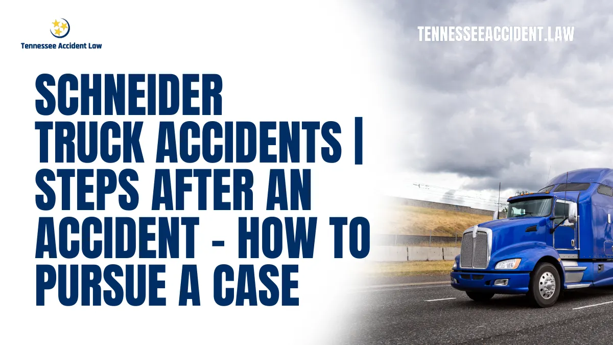 When life takes an unexpected turn due to a Schneider truck accident, you need a dedicated and experienced attorney by your side. At Tennessee Accident Law, we specialize in representing victims of trucking accidents, ensuring they receive the justice and compensation they deserve. If you or a loved one has been involved in a Schneider truck accident, our seasoned attorneys are here to help.