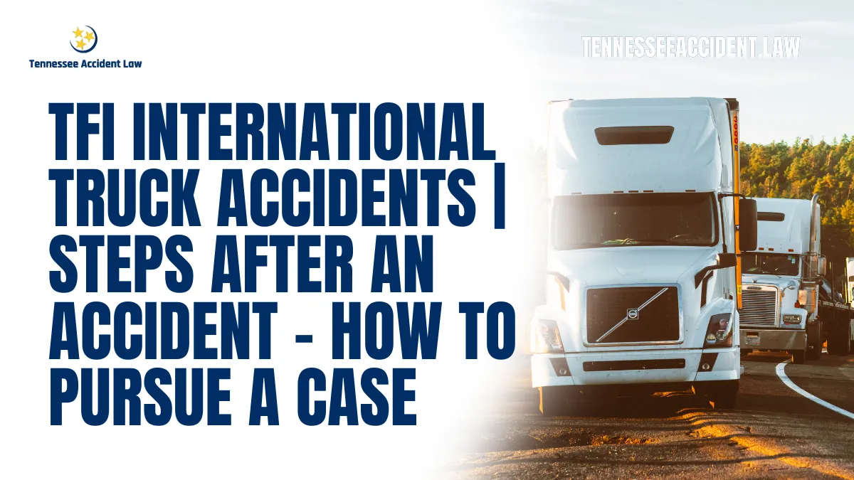 If you've been involved in a TFI truck accident in Tennessee, navigating the aftermath of such an incident can be daunting. At Tennessee Accident Law, we understand the complexities that arise in these cases, and we are here to help you through every step of the legal process. As seasoned Tennessee TFI truck accident attorneys, we have the experience and expertise necessary to secure the compensation you deserve after a catastrophic accident.