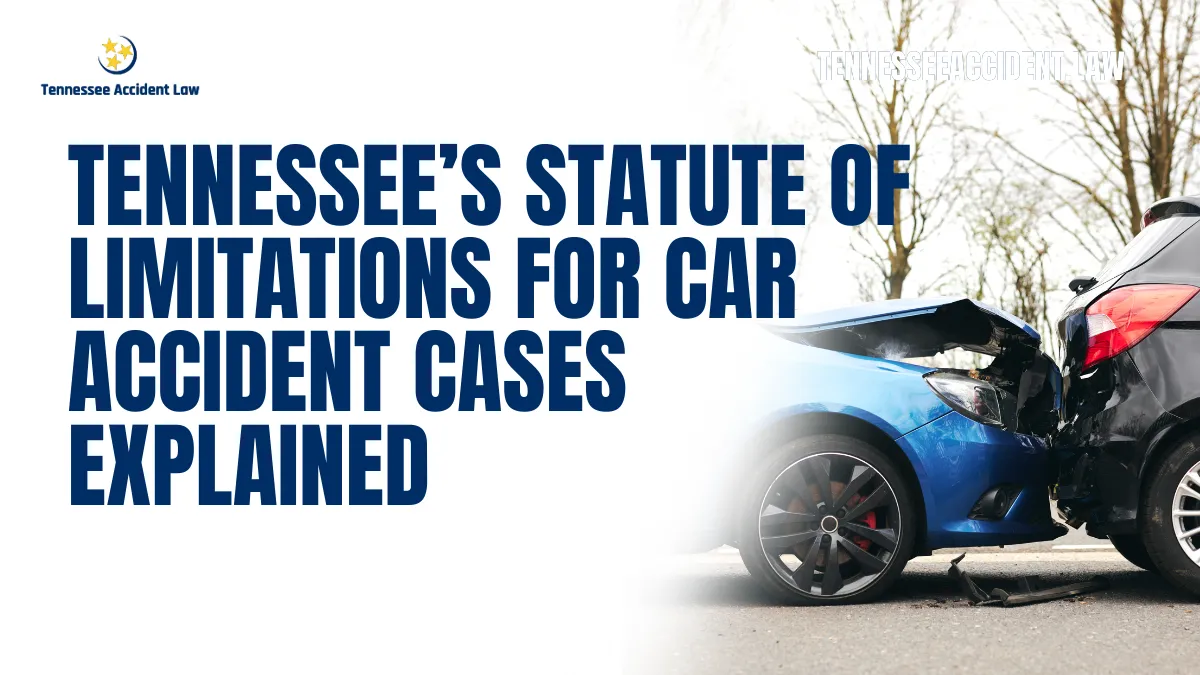 Navigating the legal landscape after a car accident can be overwhelming, especially when understanding the car accident statute of limitations in Tennessee. At Tennessee Accident Law, we know how vital it is to act quickly and make informed decisions after an accident. This article provides an in-depth guide to Tennessee’s statute of limitations for car accident cases, helping you understand your rights and the steps necessary to protect them.