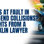 Rear-end collisions are among the most common types of car accidents, often resulting in property damage, injuries, and legal disputes. If you’ve been involved in one of these accidents, determining who’s at fault is critical to your claim. At Tennessee Accident Law, our rear-end collision lawyer in Franklin specializes in advocating for accident victims and ensuring they receive the justice and compensation they deserve.