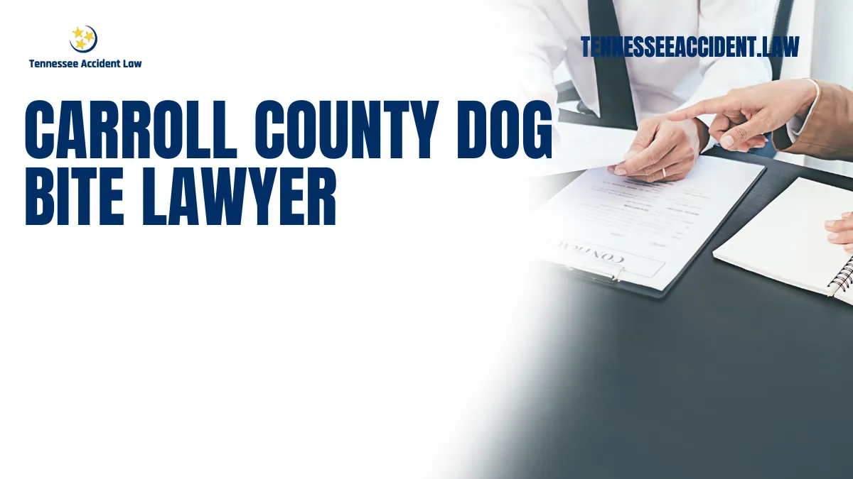 Dog bites can cause severe physical, emotional, and financial damages. If you or a loved one has been attacked by a dog in Carroll County, Tennessee, it is essential to understand your rights and take immediate action. Working with an experienced Carroll County dog bite lawyer from Tennessee Accident Law can help you pursue the compensation you deserve for your injuries and losses. With over 20 years of experience in personal injury law, our team is dedicated to protecting the rights of dog bite victims in Carroll County and across Tennessee.