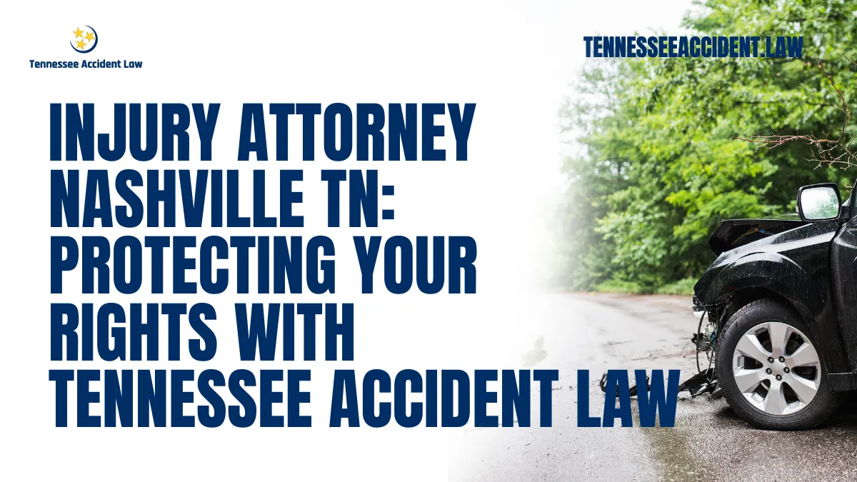 Accidents can change your life in the blink of an eye, causing physical, emotional, and financial strain. If you've been injured due to someone else’s negligence, finding a trusted injury attorney Nashville TN can be your first step toward seeking justice. At Tennessee Accident Law, we understand the overwhelming challenges you face after an injury and are here to provide you with the legal expertise and support you need to fight for your rights.