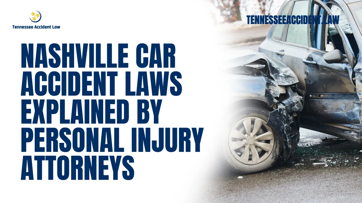 Are you aware of the laws that govern car accidents in Nashville? Understanding Nashville car accident laws is crucial for anyone involved in a collision, whether as a driver or a pedestrian. This article will explore key aspects of these laws, outline the role of Nashville personal injury attorneys, and detail the steps to take after an accident. Tennessee Accident Law will provide valuable insights into their rights, potential compensation options, and how to navigate the complexities of a lawsuit. Addressing common concerns can empower individuals to make informed decisions following an accident.