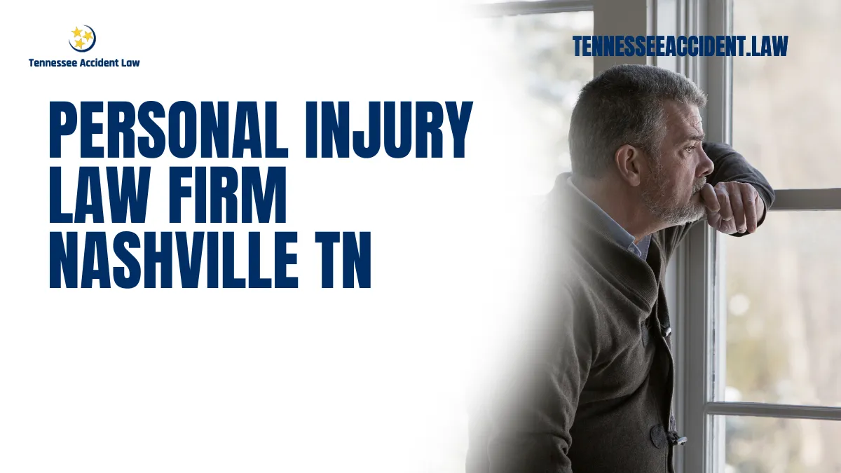 When it comes to personal injury claims, having the right legal representation can make all the difference. At Tennessee Accident Law, a premier personal injury law firm Nashville TN, we are dedicated to securing the justice and compensation you deserve. Our firm specializes in handling cases ranging from motor vehicle accidents to workplace injuries, medical malpractice, and more. With over 20 years of experience, we’ve successfully fought for the rights of countless victims throughout Tennessee.