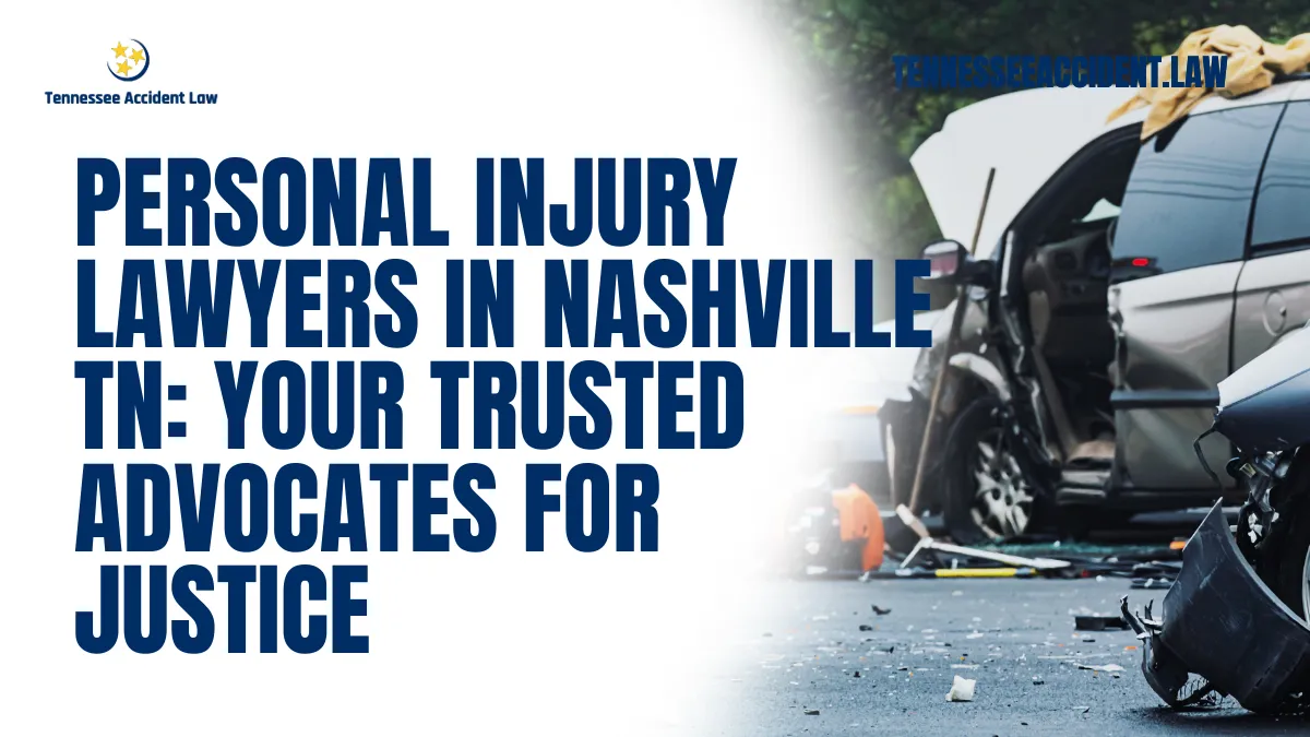 When you're facing the aftermath of a personal injury in Nashville, TN, having the right personal injury lawyers in Nashville TN by your side is crucial. At Tennessee Accident Law, we understand the pain, stress, and uncertainty that follow an accident or injury, and we are here to fight for your rights. Whether you have been in a car crash, slip and fall accident, or sustained injuries from medical malpractice, our experienced attorneys are ready to provide you with the representation you deserve.