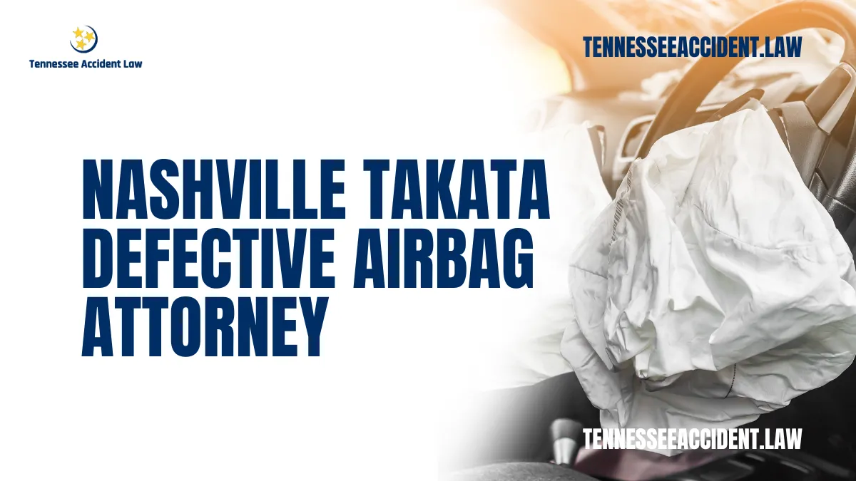 The Takata airbag recall is one of the largest and most dangerous automotive recalls in history. Defective Takata airbags have caused severe injuries and fatalities across the United States, including in Tennessee. If you or a loved one has been injured due to a faulty Takata airbag, our experienced team at Tennessee Accident Law is ready to fight for your rights. As a dedicated Nashville Takata defective airbag attorney, we provide aggressive legal representation to victims seeking justice.