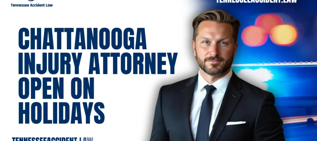 When a serious accident strikes, it doesn’t wait for a convenient time. Injuries don’t take holidays off — and neither do we. At Tennessee Accident Law, our team of legal professionals is proud to offer support when others are unavailable. If you're searching for a Chattanooga injury attorney open on holidays, you're in the right place. We deliver relentless representation during the most critical times, including weekends, evenings, and all major holidays.