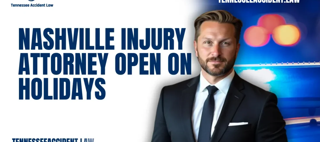 When an injury occurs, timing is critical—not only for seeking medical care but also for obtaining reliable legal representation. At Tennessee Accident Law, we know that accidents don’t follow a 9-to-5 schedule. This is why we proudly stand as a Nashville injury attorney open on holidays, ready to provide immediate legal support whenever you need it most.