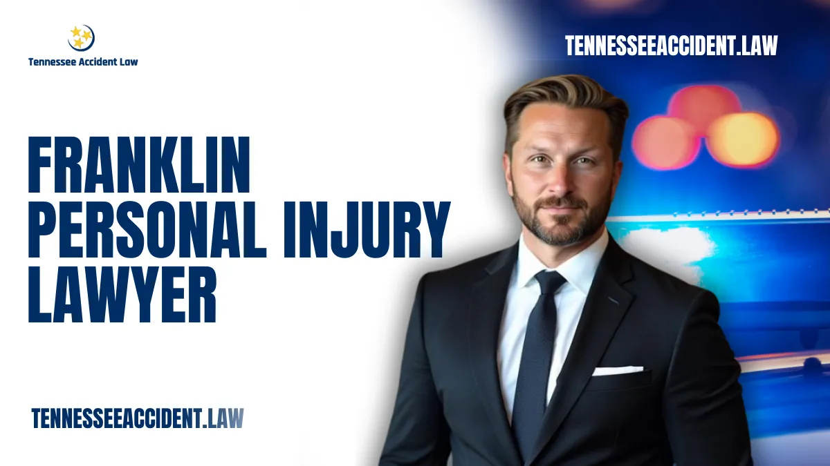 When you or someone you love is injured due to someone else's negligence, you need a Franklin personal injury lawyer with the skill, experience, and relentless dedication to get results. At Tennessee Accident Law, we are committed to fighting for your rights, securing the full compensation you are entitled to, and holding negligent parties accountable. From serious car accidents to complex medical malpractice cases, our legal team has the resources and knowledge to stand up against insurance companies and large corporations on your behalf.