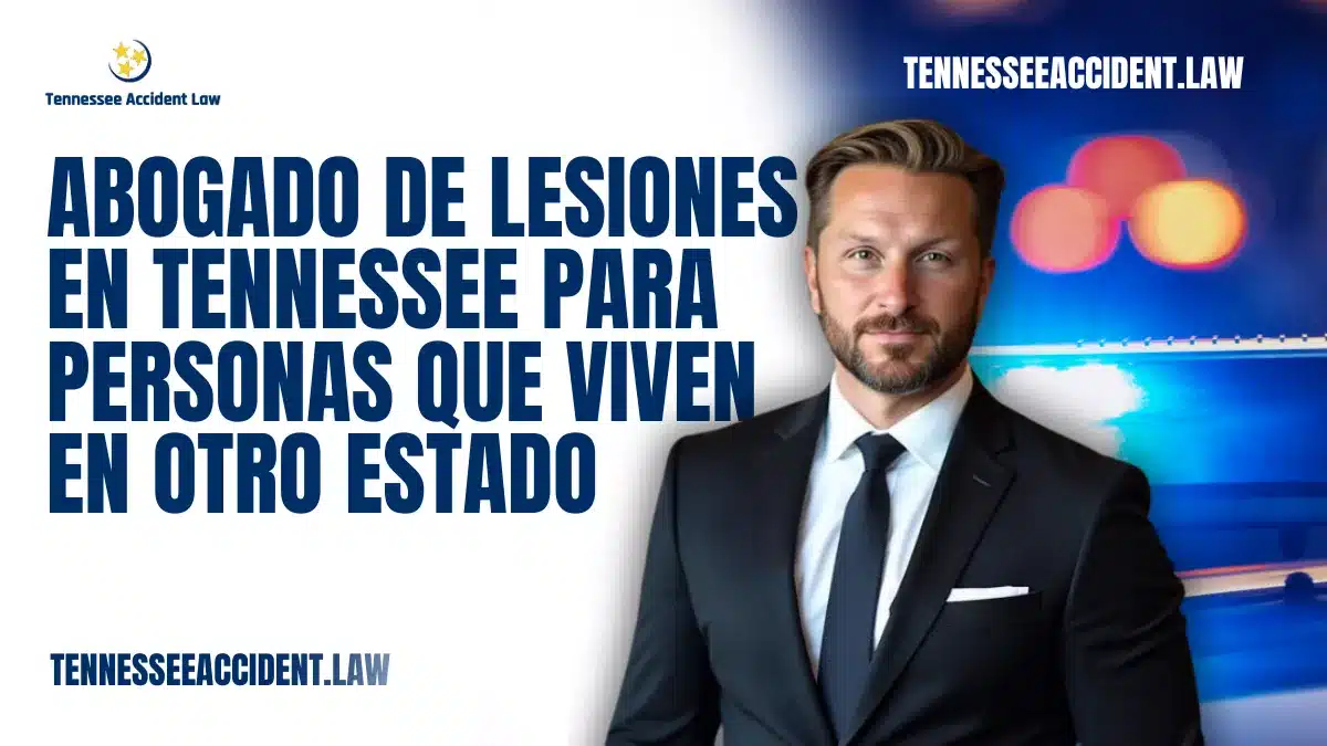 Cuando una persona sufre un accidente en Tennessee, pero reside en otro estado, la situación legal puede volverse compleja. Navegar entre leyes estatales, seguros y procesos judiciales puede ser confuso sin la ayuda de un abogado especializado. En Tennessee Accident Law, entendemos estas dificultades y estamos aquí para ayudar. Nuestro abogado de lesiones en Tennessee para personas que viven en otro estado cuenta con la experiencia necesaria para representar a víctimas que enfrentan barreras de distancia y jurisdicción.