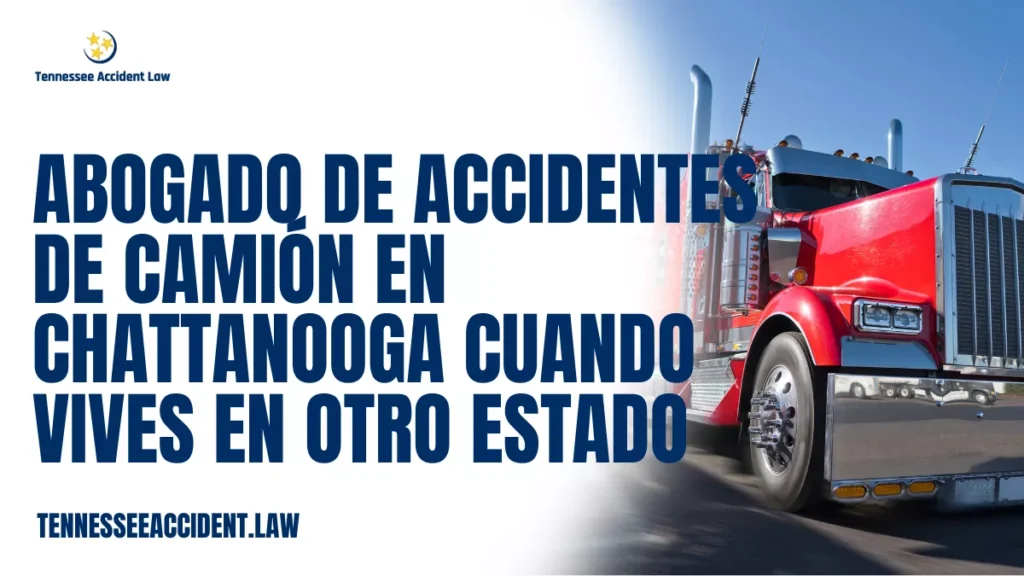 Si tú o un ser querido resultan heridos en un accidente grave de camión en Tennessee pero viven en otro estado, es fundamental contar con representación legal experimentada. Contratar a un abogado de accidentes de camión en Chattanooga de Tennessee Accident Law garantiza que tengas un equipo legal dedicado que conozca las leyes locales y pueda proteger tus derechos mientras te recuperas en tu hogar. Esta guía explica por qué las víctimas que viven fuera del estado necesitan un abogado confiable en Chattanooga y cómo Tennessee Accident Law puede ayudarte a obtener la máxima compensación.