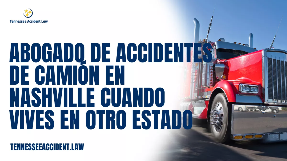 Cuando ocurre un accidente grave de camión en Nashville y vives en otro estado, navegar por el proceso legal puede resultar abrumador. Contratar a un abogado de camiones en Nashville de Tennessee Accident Law garantiza que tus derechos estén protegidos y que tu caso se gestione de manera eficiente, incluso cuando estás lejos. Nuestro equipo dedicado está comprometido a buscar la compensación completa por tus lesiones y pérdidas.