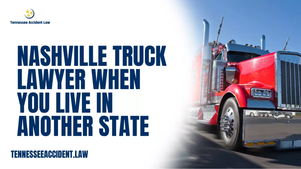 When a serious truck accident happens in Nashville and you live in another state, navigating the legal process can feel overwhelming. Hiring an experienced Nashville truck lawyer from Tennessee Accident Law ensures that your rights are protected and your case is handled efficiently—even when you are miles away. Our dedicated team is committed to pursuing full compensation for your injuries and losses.