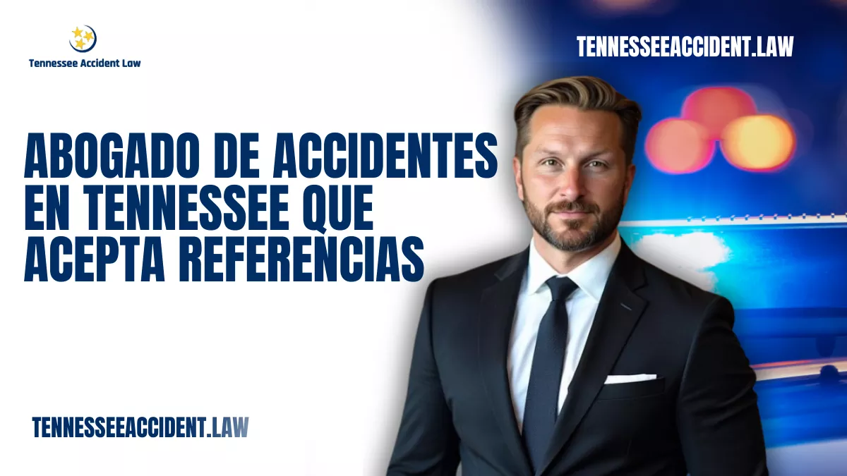 Cuando se trata de manejar casos graves de lesiones personales en Tennessee, encontrar el socio legal adecuado es crucial. En Tennessee Accident Law, nos especializamos en representar a clientes que han sufrido lesiones graves en accidentes, y ofrecemos oportunidades para que otros abogados y profesionales refieran casos a nuestro despacho. Si está buscando un abogado de accidentes en Tennessee para referencias, ofrecemos una colaboración confiable y profesional, asegurando que los clientes referidos reciban representación legal de primera calidad, además de ofrecer honorarios de referencia en todos los casos que aceptamos.