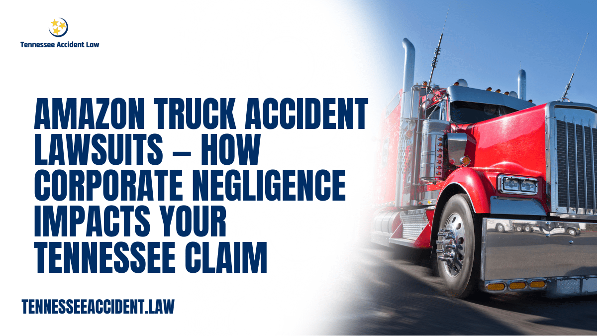 When an Amazon delivery truck causes a serious crash, victims often face life-changing injuries and endless uncertainty. These collisions aren’t simple fender benders—they involve large commercial vehicles, corporate insurance policies, and complex layers of liability. At Tennessee Accident Law, we’ve seen how corporate negligence plays a direct role in many of these tragedies.