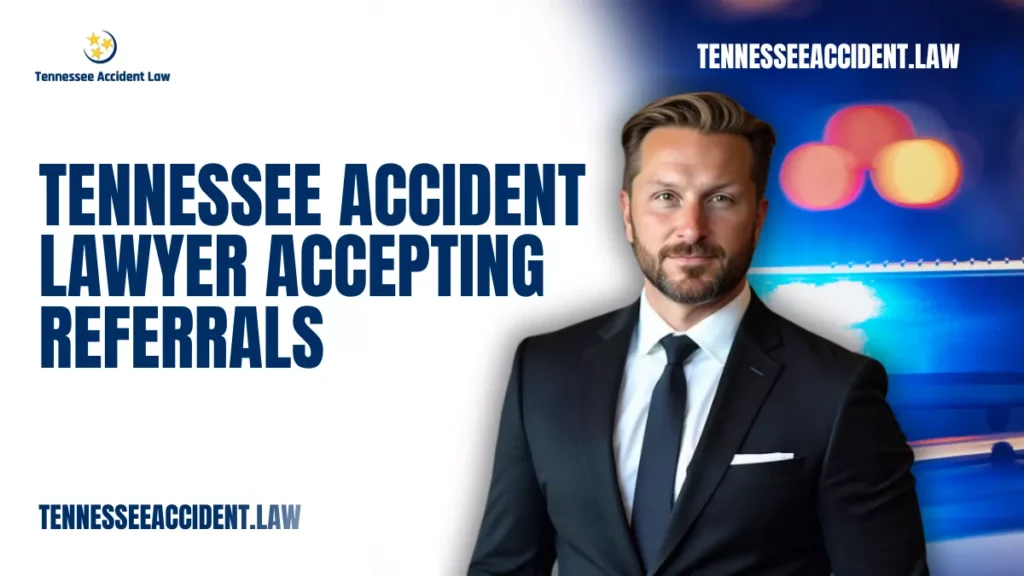 When it comes to handling serious personal injury cases in Tennessee, finding the right legal partner is crucial. At Tennessee Accident Law, we specialize in representing clients who have suffered severe injuries in accidents, and we proudly offer opportunities for other attorneys and professionals to refer cases to our firm. If you are looking for a Tennessee accident lawyer for referrals, we provide a trusted and professional partnership, ensuring that referred clients receive top-tier legal representation while offering referral fees on all cases we accept.