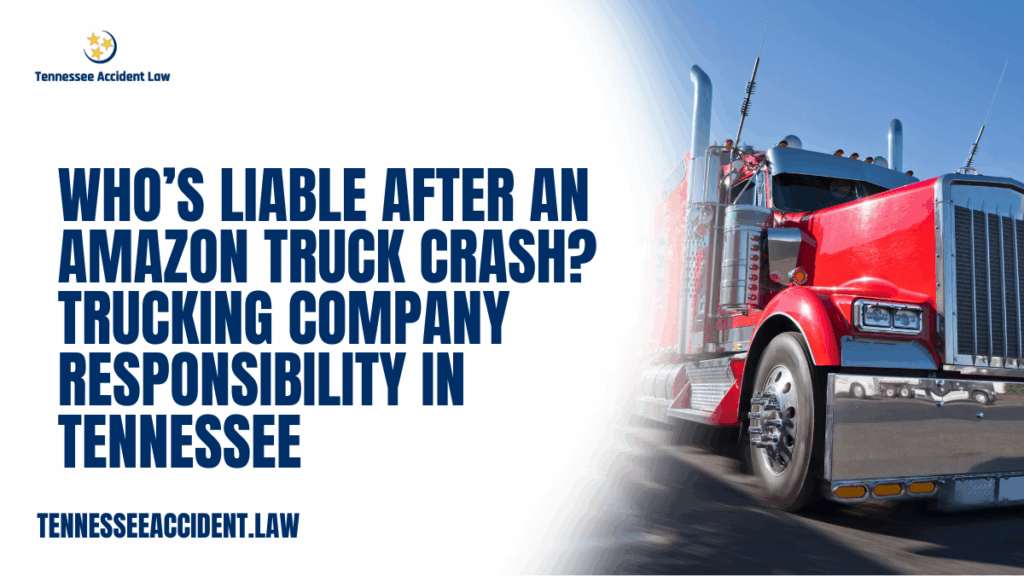 Who’s Liable After an Amazon Truck Crash? Trucking Company Responsibility in Tennessee