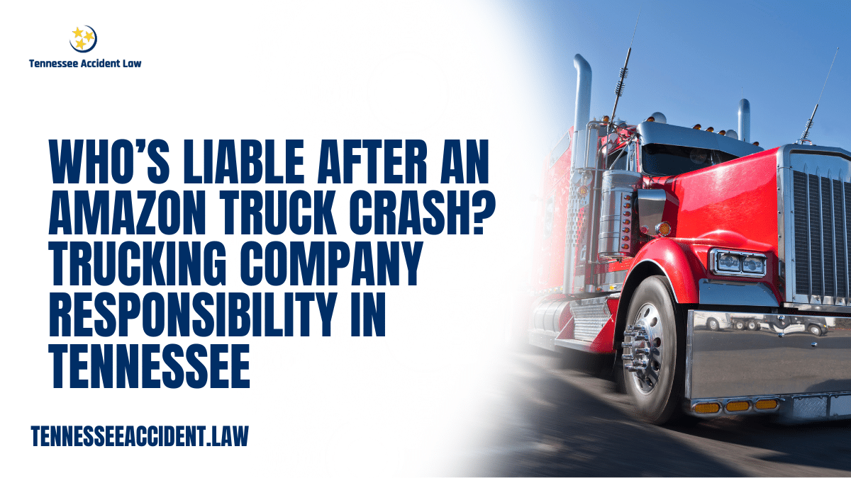 Who’s Liable After an Amazon Truck Crash? Trucking Company Responsibility in Tennessee