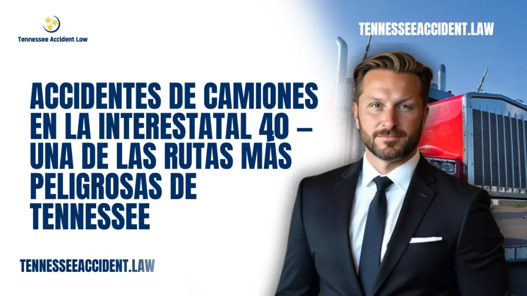 La Interestatal 40 (I-40) es una de las carreteras más importantes —y más peligrosas— de Tennessee. Esta autopista atraviesa el estado de este a oeste, conectando Memphis, Nashville y Knoxville, y sirve como un corredor clave para el transporte comercial a nivel nacional. Cada día, miles de camiones de carga pesada circulan por la I-40, aumentando significativamente el riesgo de accidentes graves y mortales.