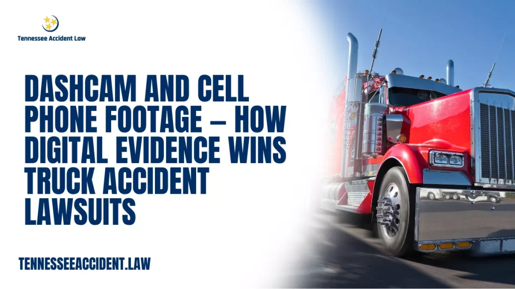 In major Tennessee truck accident cases, digital evidence has become one of the most powerful tools for uncovering the truth. Whether it comes from a vehicle’s dashcam, a witness’s smartphone, a commercial truck’s onboard cameras, or nearby surveillance systems, video footage can make the difference between winning and losing a claim.