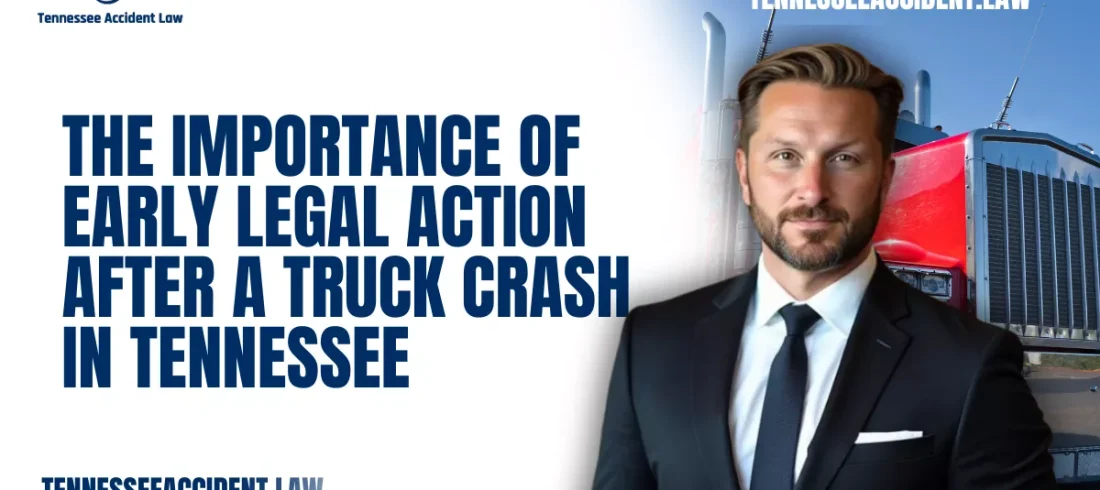 The Importance of Early Legal Action After a Truck Crash in Tennessee Truck accidents are unlike any other type of motor vehicle collision. They involve catastrophic injuries, federal safety regulations, multiple liable parties, and aggressive corporate defense teams. Because of this complexity, taking early legal action is one of the most important steps a Tennessee truck accident victim can take.