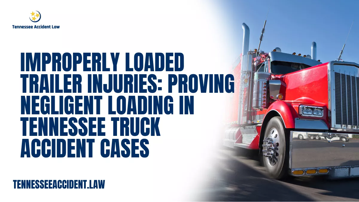 Truck drivers rely on one critical assumption every time they pull out onto a Tennessee roadway: the load behind them is properly loaded and secured. When that assumption is wrong, the consequences can be catastrophic. Improperly loaded trailers can cause sudden shifts in weight, loss of control, jackknifes, rollovers, and violent crashes—often injuring the truck driver who had no role in loading the freight.