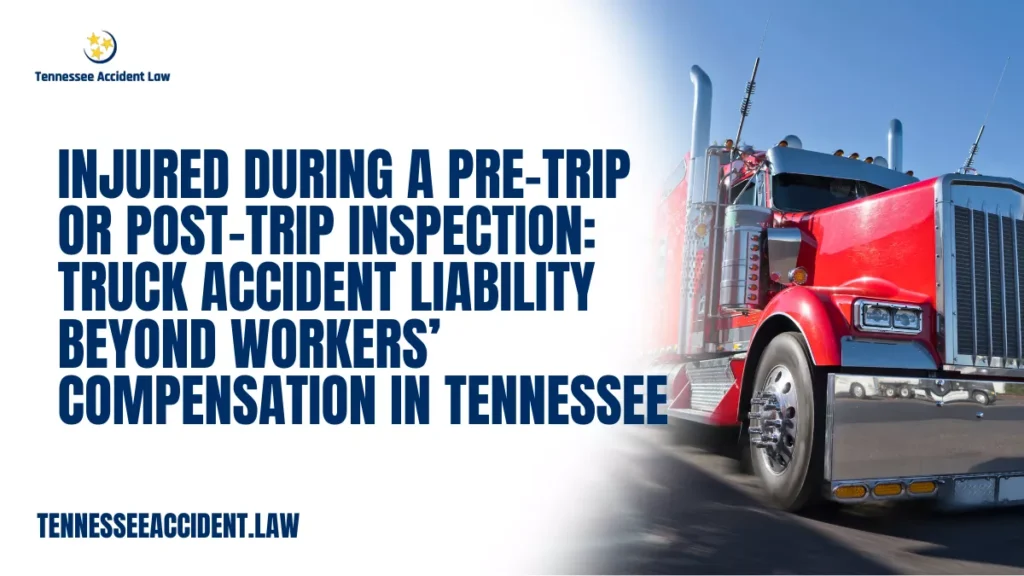 Pre-trip and post-trip inspections are a required part of every truck driver’s job. You’re checking brakes, tires, lights, coupling devices, and safety equipment to make sure your rig is roadworthy. But what happens when you’re injured during one of these inspections—especially when the injury is caused by unsafe conditions, defective equipment, or another party’s negligence?