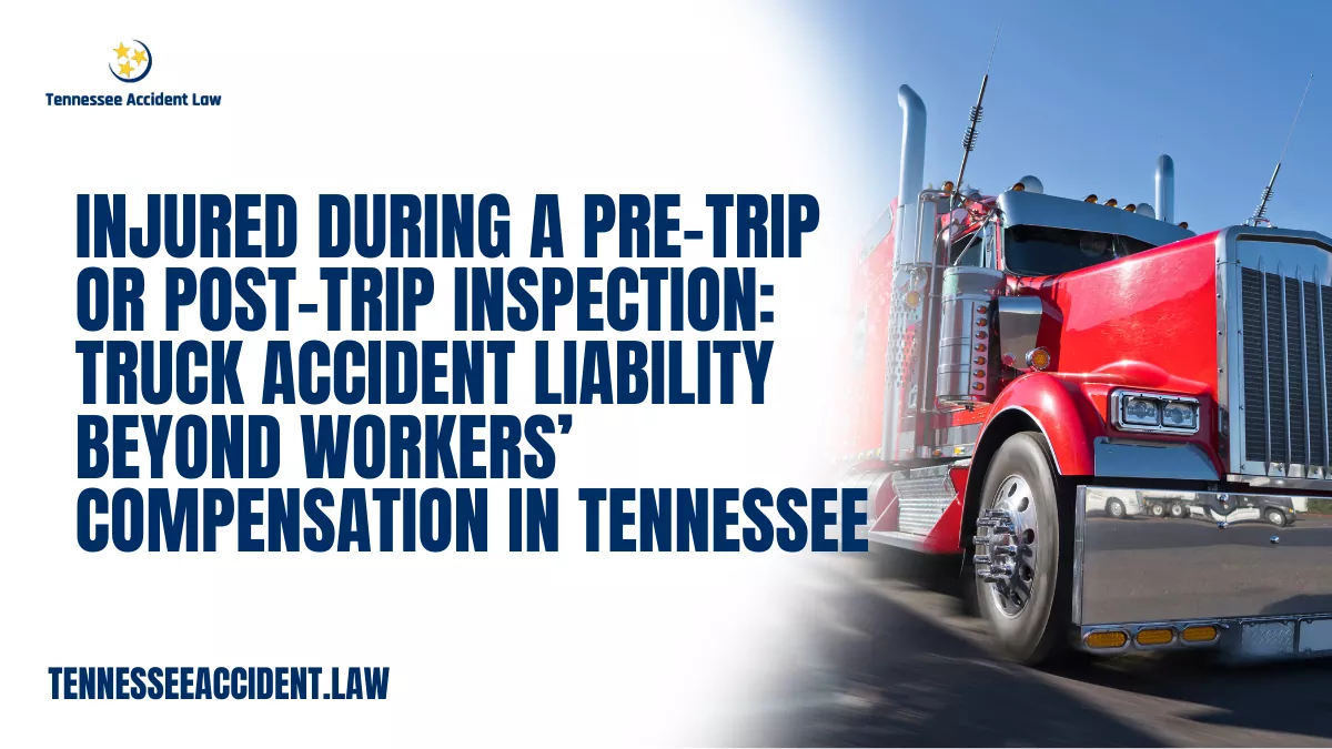 Pre-trip and post-trip inspections are a required part of every truck driver’s job. You’re checking brakes, tires, lights, coupling devices, and safety equipment to make sure your rig is roadworthy. But what happens when you’re injured during one of these inspections—especially when the injury is caused by unsafe conditions, defective equipment, or another party’s negligence?