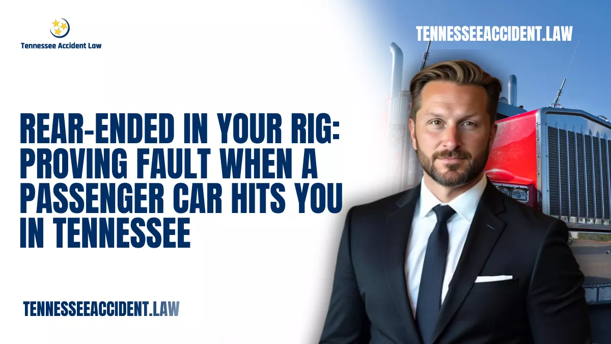 Being rear-ended while driving a tractor-trailer is one of the most common—and most misunderstood—truck accidents on Tennessee roads. Many people assume that if a car hits the back of a semi, fault is obvious. In practice, insurance companies often try to shift blame onto the truck driver by claiming sudden stops, brake issues, or “unsafe following distance” by the rig.