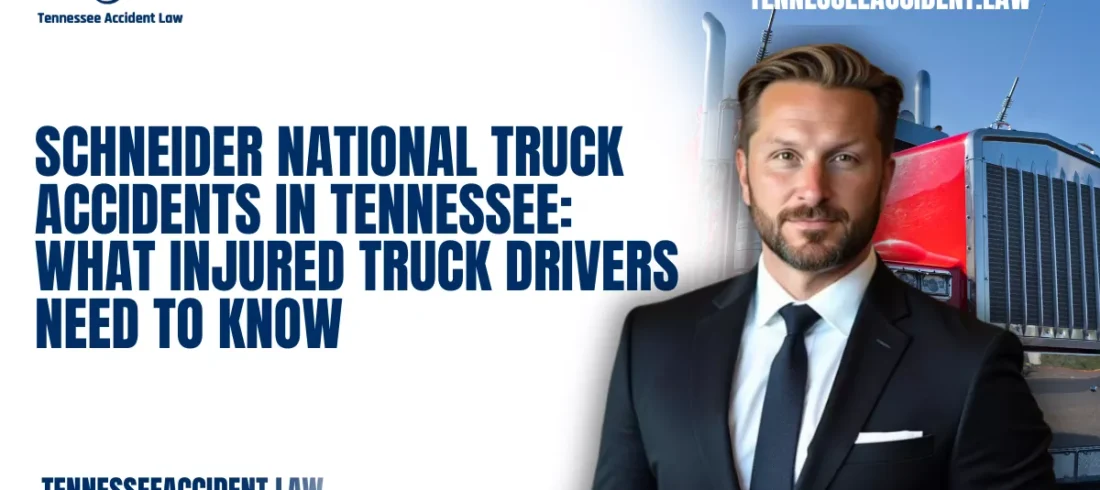 Schneider National Truck Accidents in Tennessee What Injured Truck Drivers Need to Know Schneider National is one of the most recognizable names in trucking, operating a massive fleet across the country and maintaining a constant presence on Tennessee highways. With thousands of tractors, intermodal containers, and dedicated routes moving through the state every day, Schneider trucks are involved in a significant number of serious crashes. While public attention often centers on injured motorists, truck drivers themselves are frequently injured in Schneider-related accidents through no fault of their own.