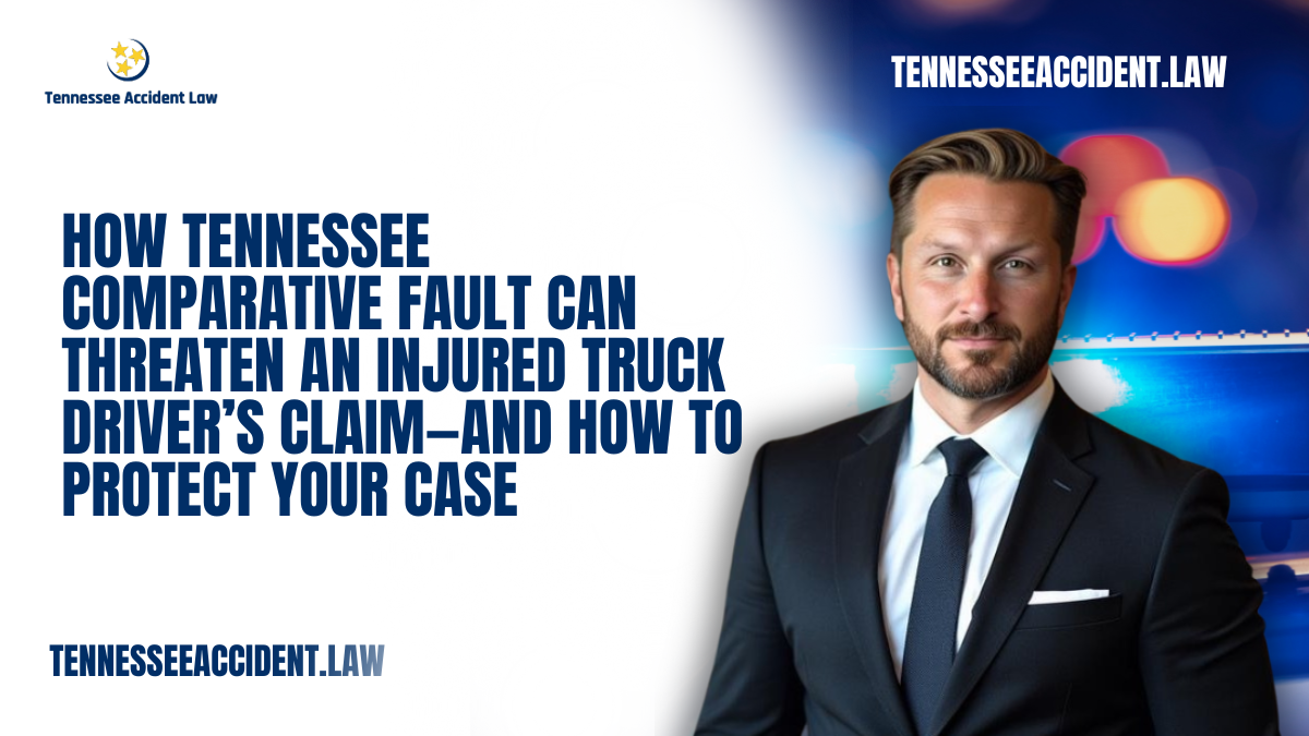 One of the biggest dangers injured truck drivers face after a crash in Tennessee isn’t the injury itself—it’s comparative fault. Even when an accident was clearly not your fault, insurance companies often try to assign partial blame to reduce or eliminate what they pay.