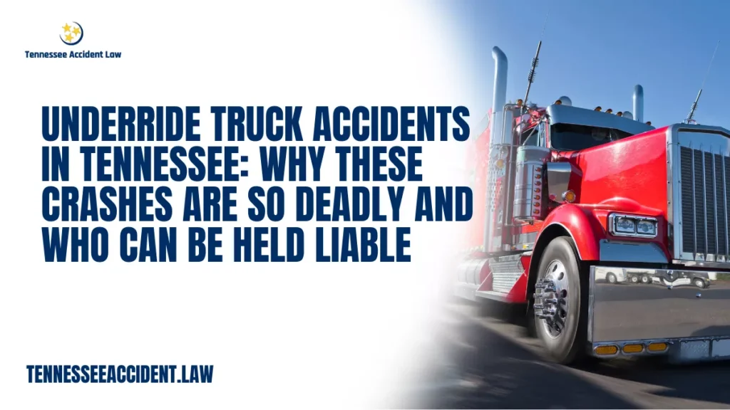 Underride accidents are among the most catastrophic truck accidents on Tennessee roads. These crashes occur when a smaller vehicle slides underneath the side or rear of a tractor-trailer, often resulting in devastating or fatal injuries. While underride crashes are frequently discussed from the perspective of passenger vehicle occupants, truck drivers are also injured in underride-related incidents, especially when unsafe equipment, improper lighting, or negligent motorists are involved.