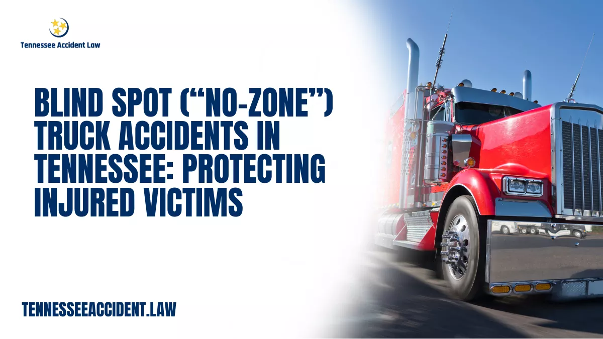 Commercial trucks have massive blind spots—often called “no-zones”—where passenger vehicles can disappear from a truck driver’s view. When truck drivers fail to properly check these blind spots before changing lanes or turning, the results can be catastrophic. Across Tennessee highways such as I-40, I-24, and I-65, blind spot truck accidents cause serious injuries and tragic fatalities every year.