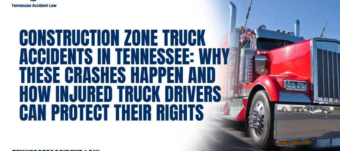 Construction zones are some of the most dangerous places for truck drivers on Tennessee roads. Narrow lanes, shifting traffic patterns, reduced shoulders, sudden stops, and distracted motorists create a perfect storm for serious crashes. When a tractor-trailer is involved in a construction zone accident, the injuries are often severe—and truck drivers are frequently blamed even when the crash was not their fault.