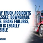 Runaway truck accidents are some of the most terrifying and destructive crashes on Tennessee roads. When a tractor-trailer loses braking power on a downgrade, the driver may have seconds—or less—to react before the truck accelerates out of control. These crashes often end in jackknifes, rollovers, underride collisions, or high-speed impacts at the bottom of hills.