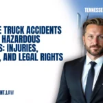 Truck accidents involving hazardous materials are among the most dangerous and complex crashes on Tennessee roadways. When a commercial truck carrying toxic, flammable, or corrosive substances is involved in an accident, the consequences can extend far beyond the initial collision. Victims may suffer severe physical injuries, long-term health complications, and environmental exposure that affects entire communities.