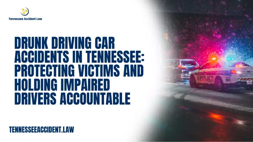Drunk driving accidents remain one of the most preventable yet devastating causes of serious injuries and fatalities on Tennessee roadways. When a driver chooses to operate a vehicle while impaired by alcohol or drugs, they place everyone around them at risk. Victims of drunk driving crashes often suffer catastrophic injuries, emotional trauma, and overwhelming financial burdens.