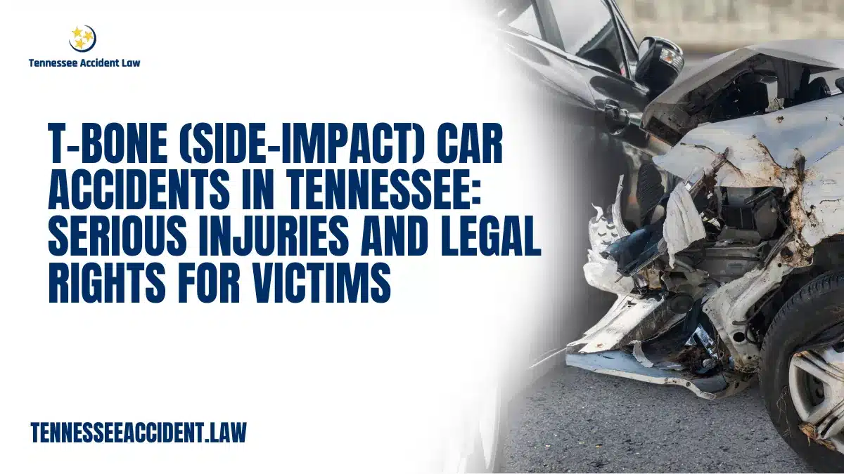 T-bone accidents—also known as side-impact collisions—are among the most dangerous types of car crashes on Tennessee roadways. These accidents typically occur at intersections when one vehicle crashes into the side of another, forming a “T” shape. Because the sides of passenger vehicles provide less protection than the front or rear, occupants often suffer severe or life-threatening injuries.